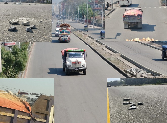 पाल्पा-बुटवल सडकमा छरिँदै 'मृत्यु पासो', चुनढुङ्गा बोक्ने टिपरको आतंक